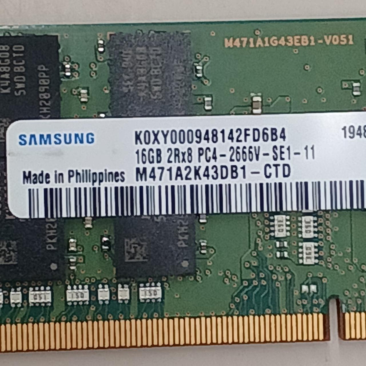 SAMSUNG DDR4 M471A2K43DB1-CTD