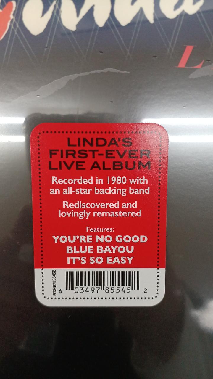 - LINDA RONSTADT ? LIVE IN HOLLY 603497855452