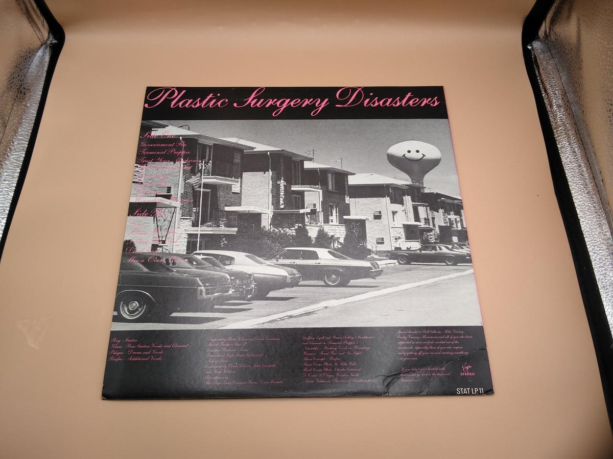 STATIK RECORDS LP Western Music PLASTIC SURGERY DISASTERS
