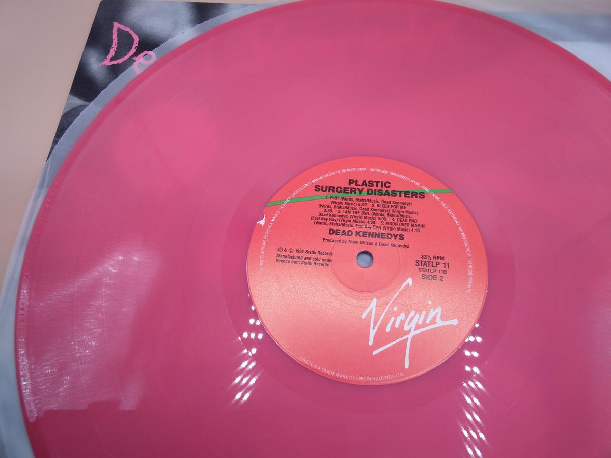 STATIK RECORDS LP Western Music PLASTIC SURGERY DISASTERS