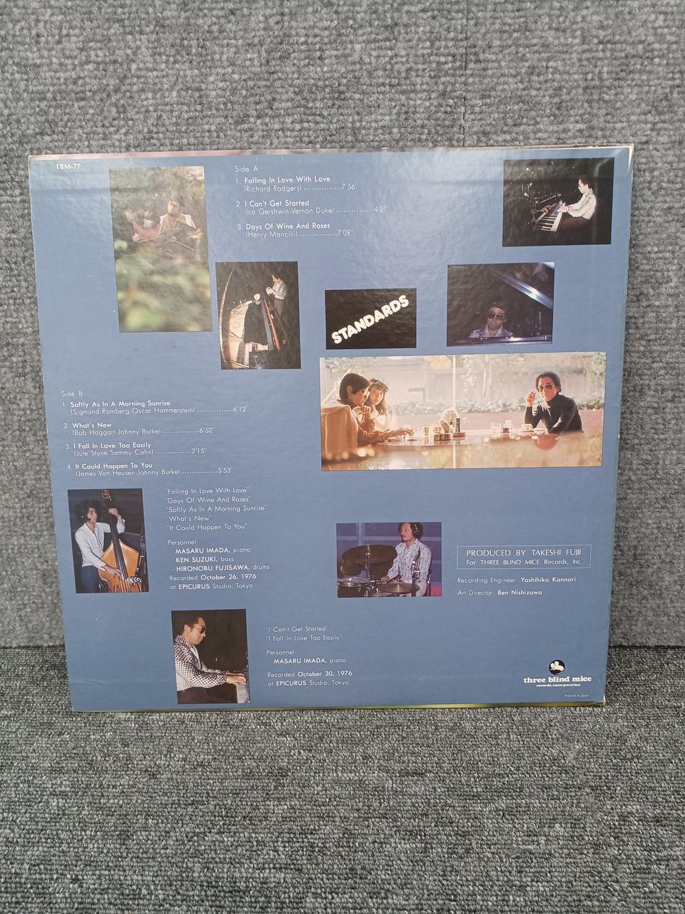 THREE BLIND MICE Masaru Imada Trio - STANDARDS TBM-77
