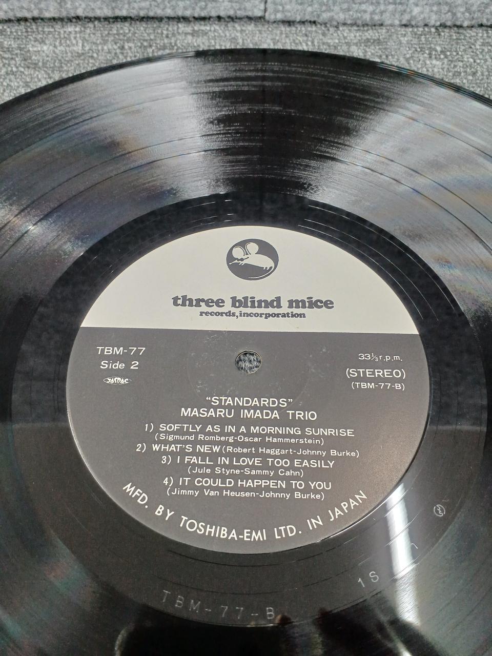 THREE BLIND MICE Masaru Imada Trio - STANDARDS TBM-77