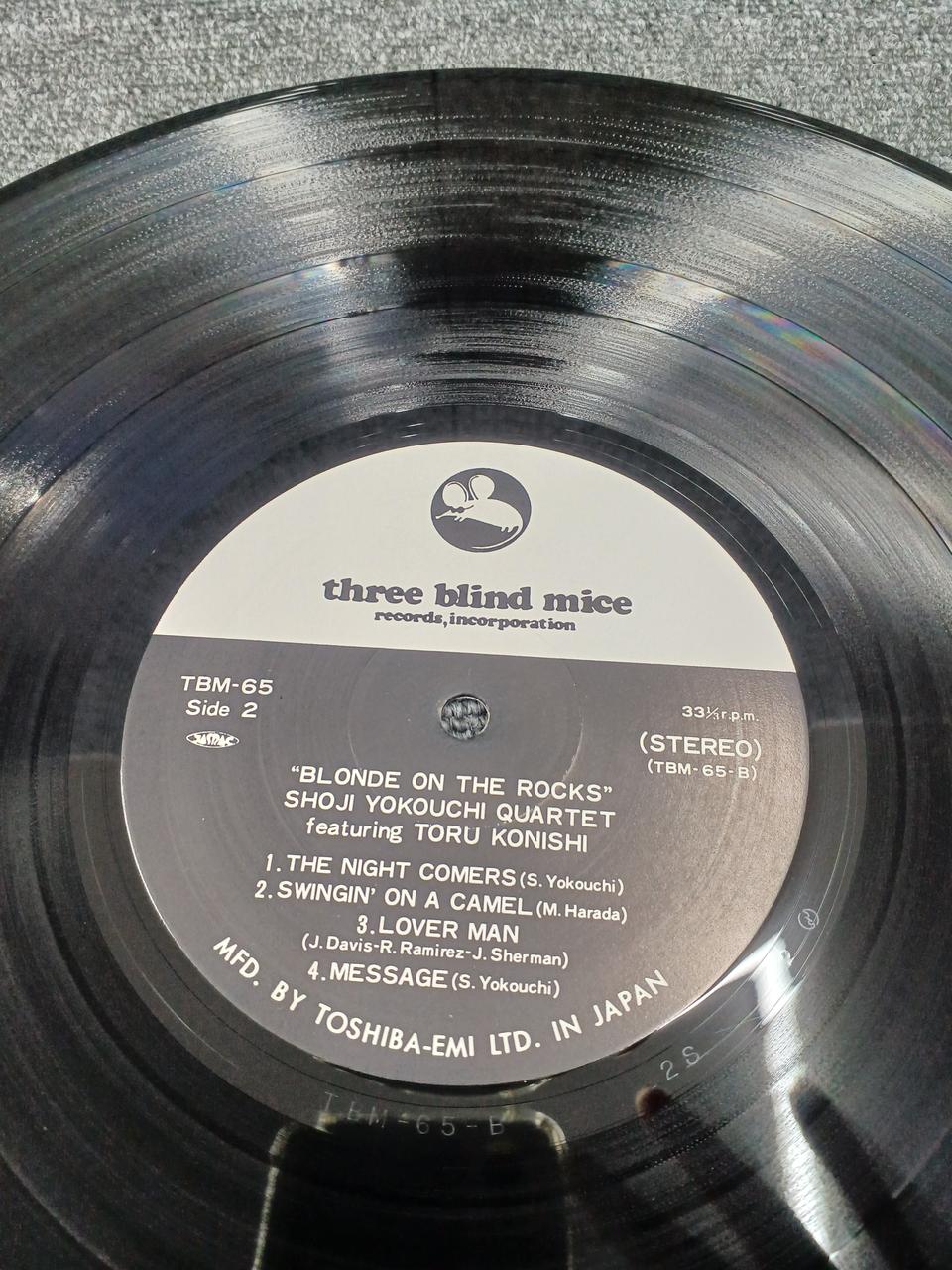 THREE BLIND MICE Shoji Yokouchi - BLONDE ON THE ROCKS TBM-65