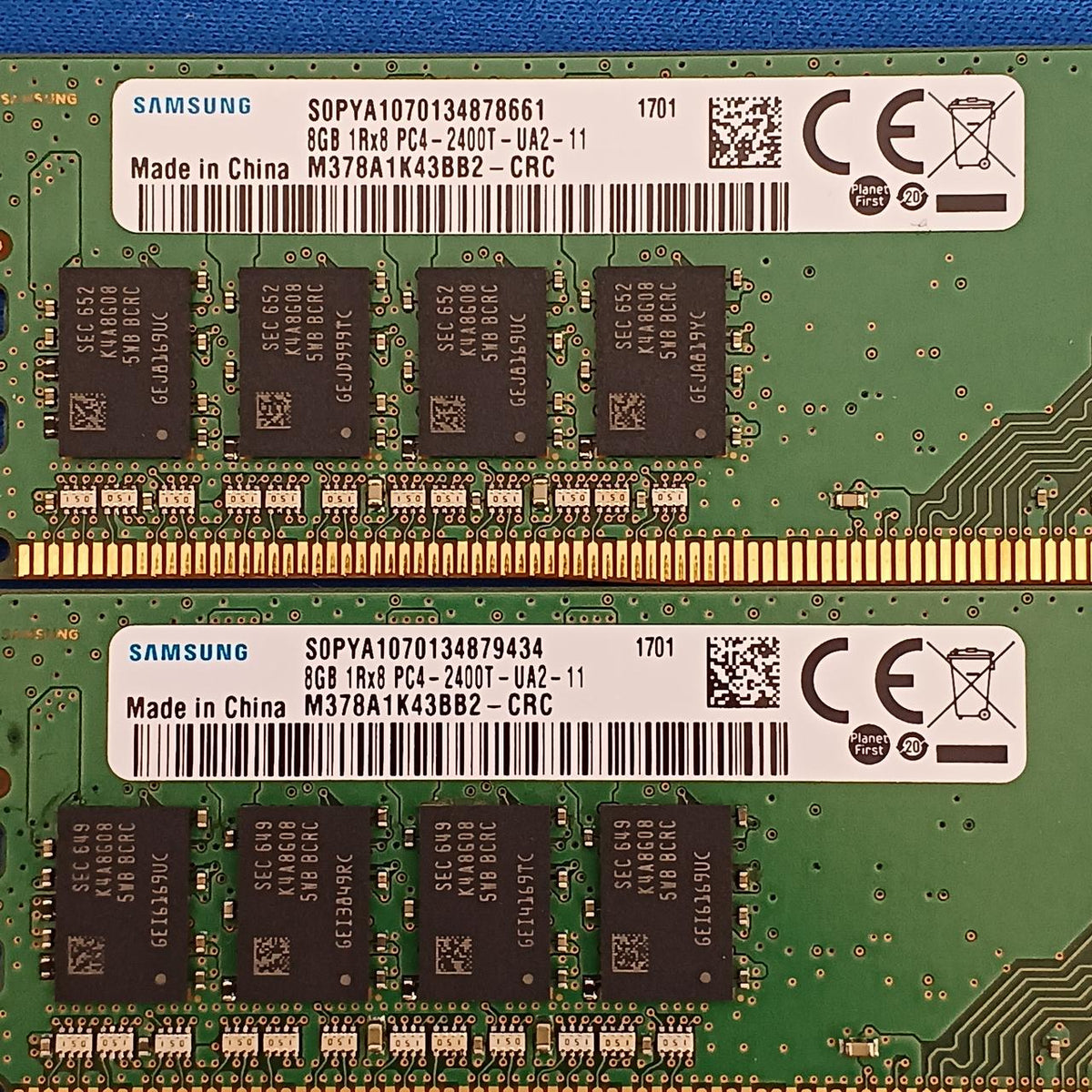 SAMSUNG Desktop Memory / M378A1K43BB2-CRC M378A1K43BB2-CRC
