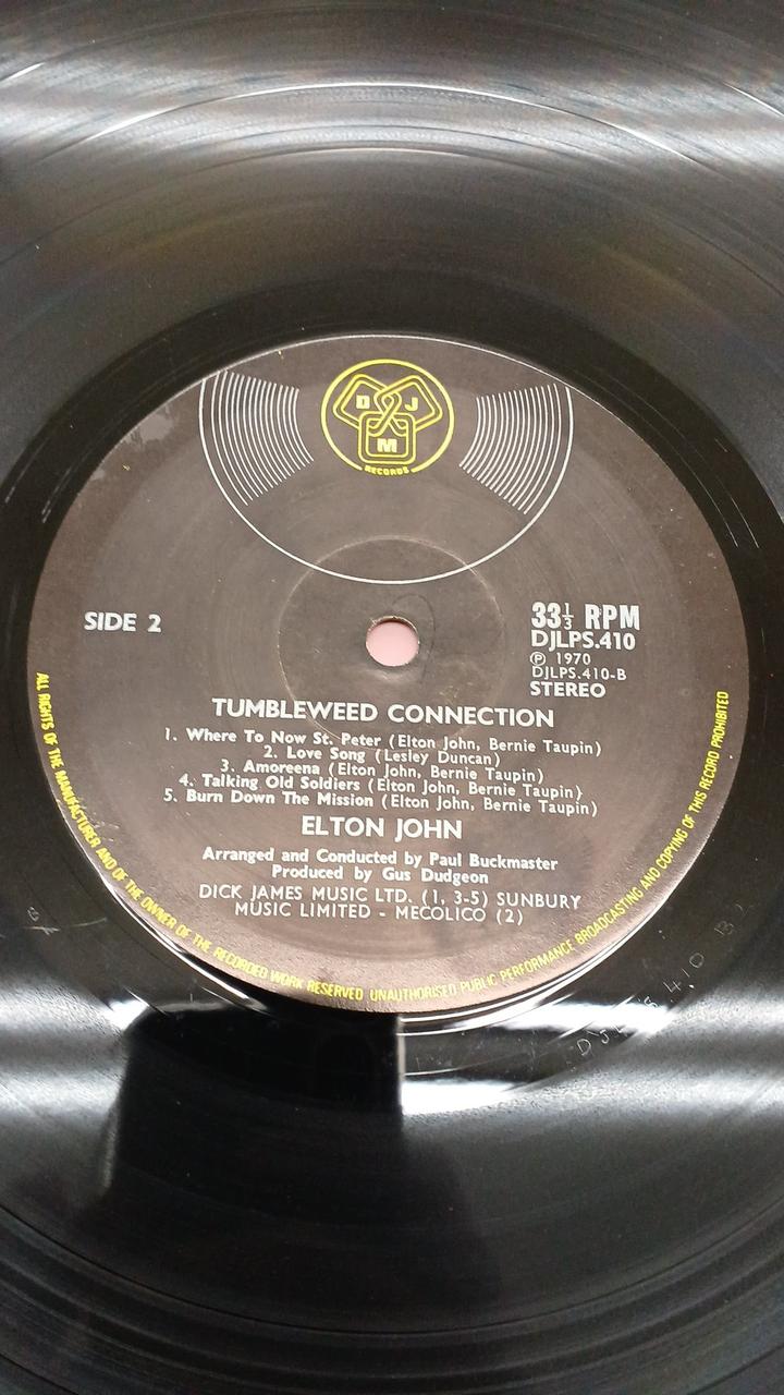 UMC Western Music ELTON JOHN/TUMBLEWEED CONNECTI