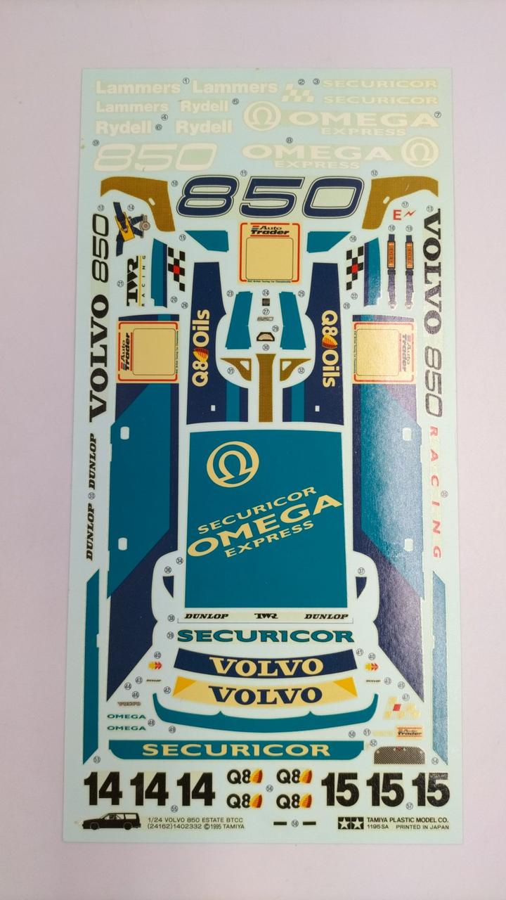TAMIYA Cars & Trucks Volvo 850 Estate BTCC