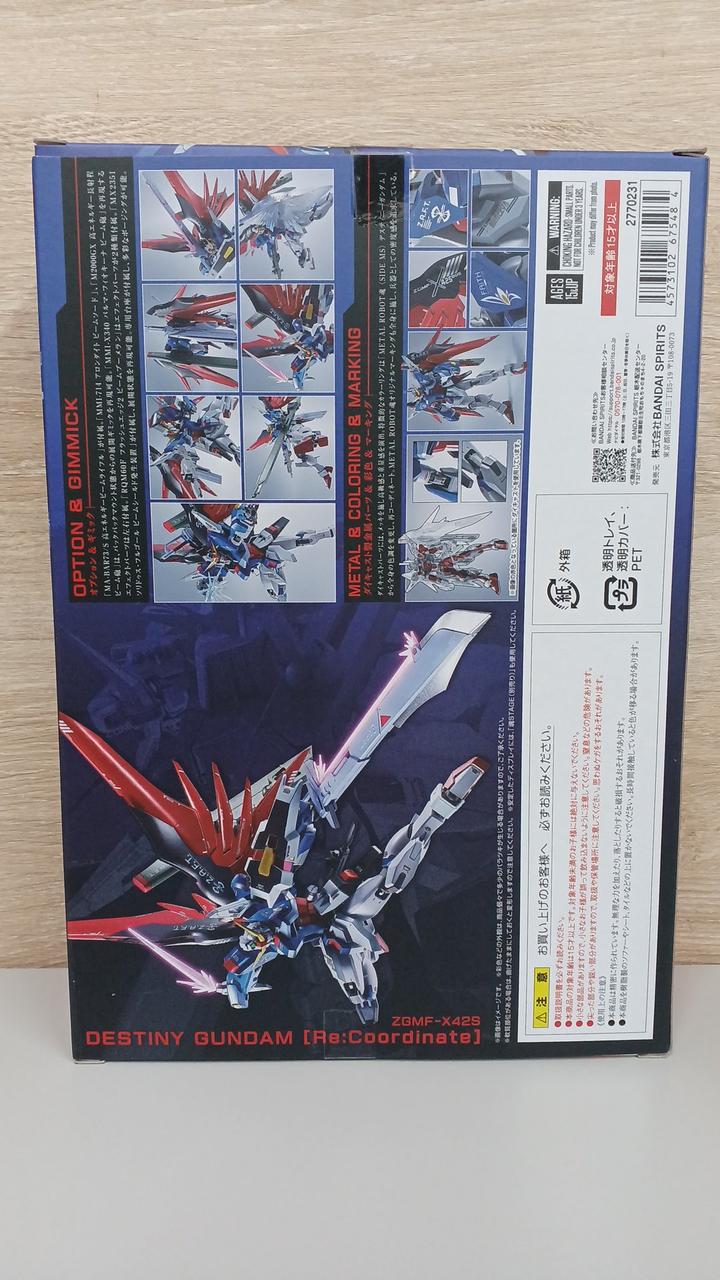 BANDAI Chogokin METAL ROBOT Spirits Mobile Suit Gundam SEED Metal Robot Damashii Destiny Gundam RE:COOR