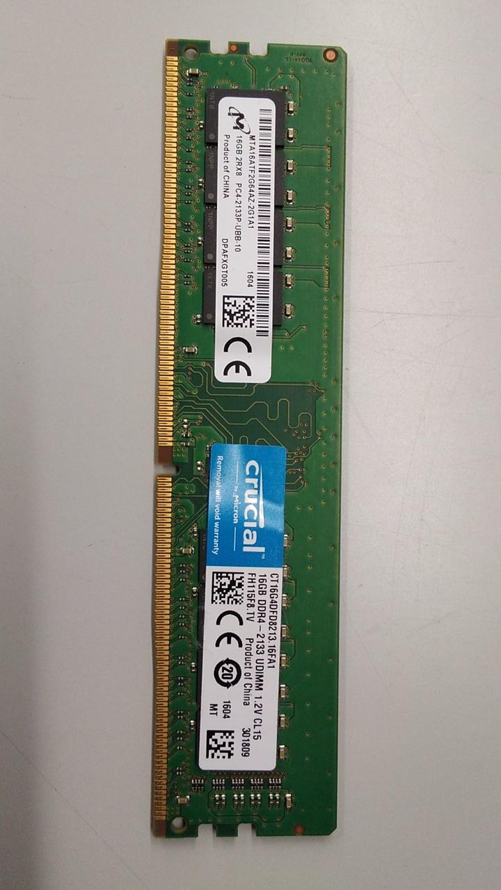 CRUCIAL Memory DDR4 PC-2133 16GB