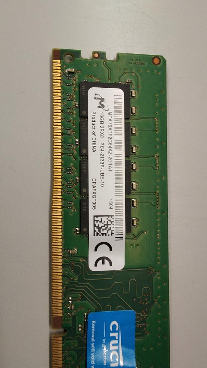 CRUCIAL Memory DDR4 PC-2133 16GB