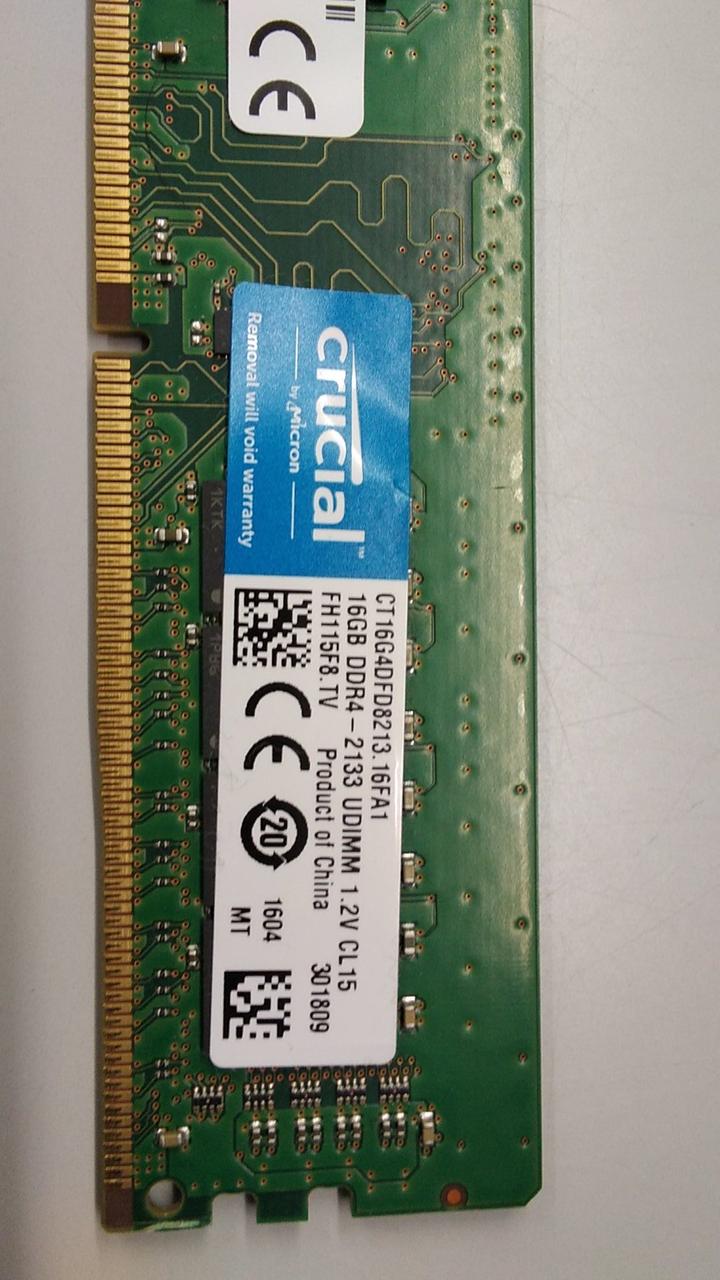 Crucial Memory DDR4 PC-2133 16GB