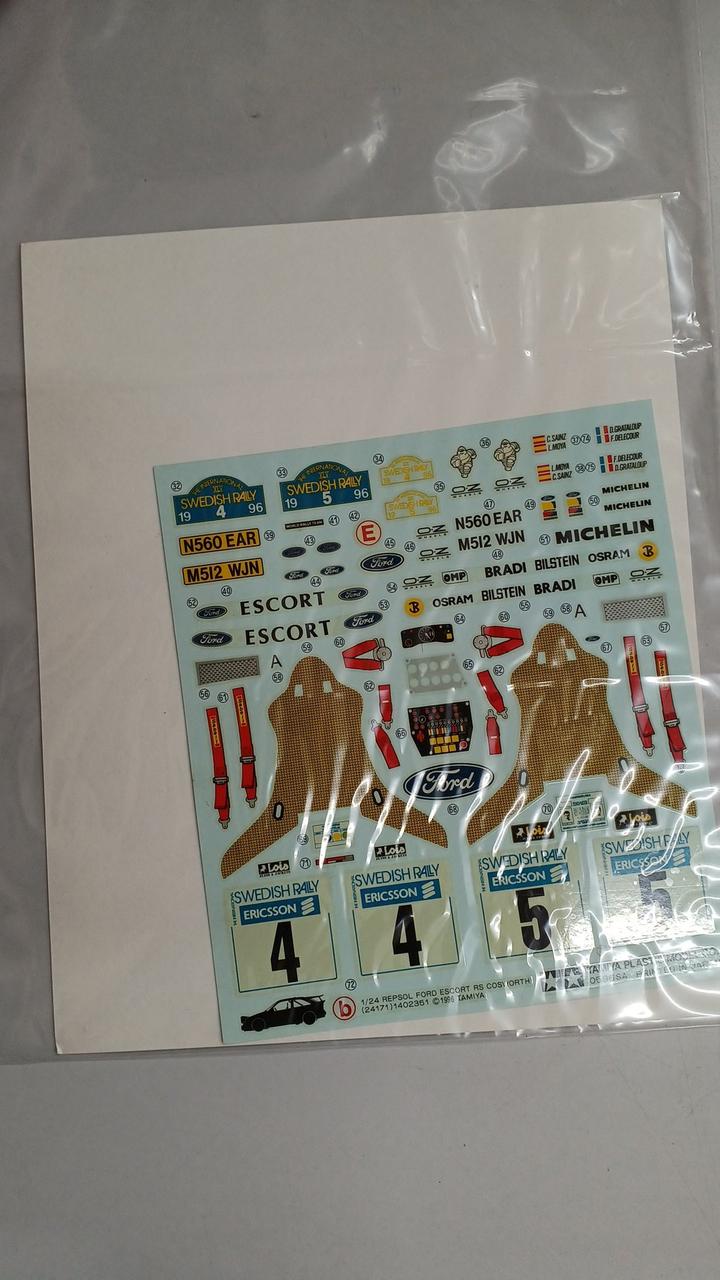 TAMIYA Sports Car Series NO.171 1/24 Rep Salford Escort RS Cosworth