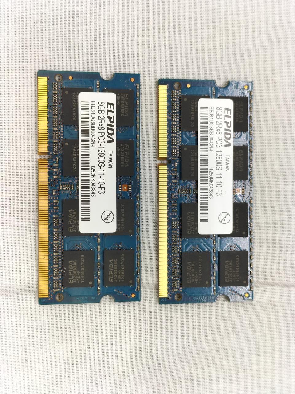 ELPIDA DDE3 Memory EBJ81UG8BBU0-GN-F