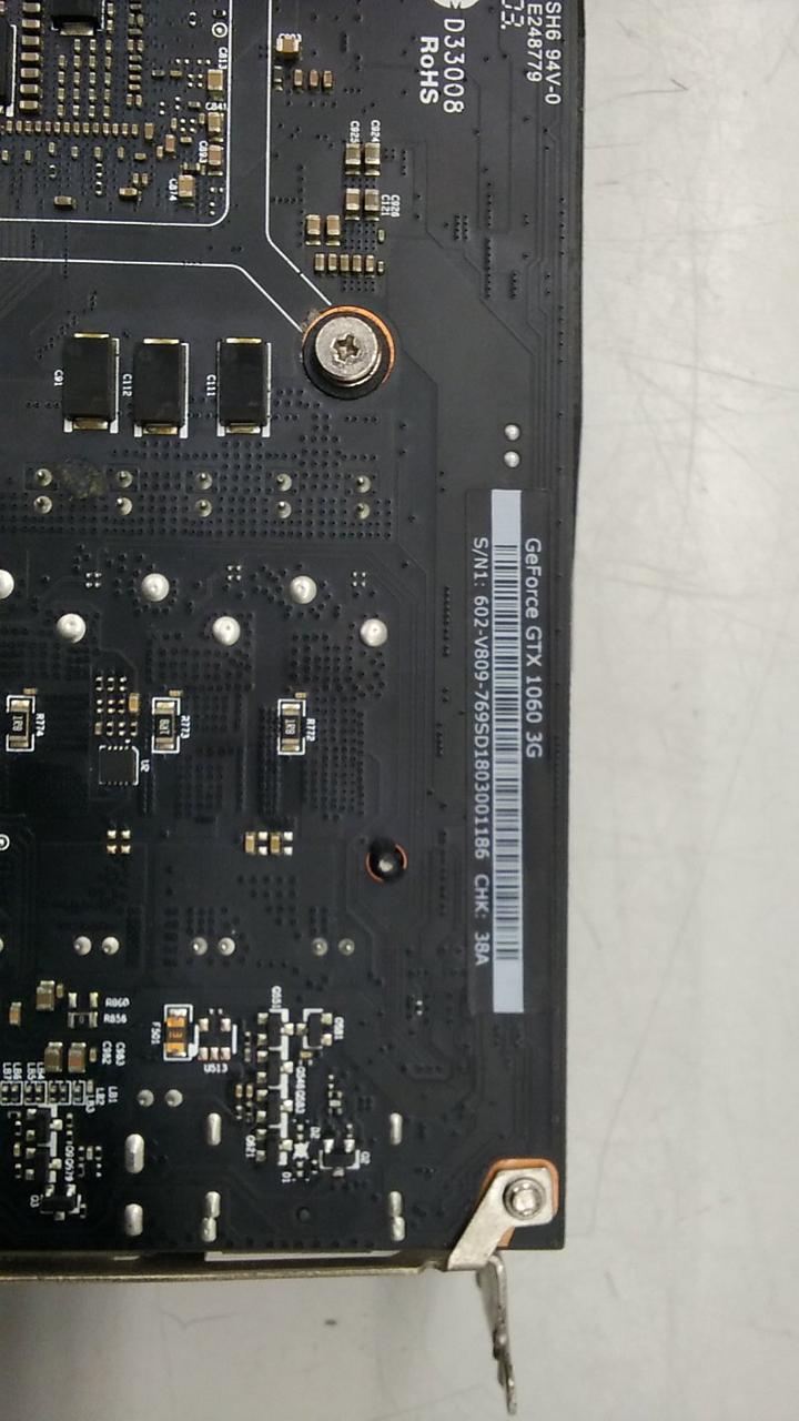 MSI Graphics Card: GEFORCE GTX1060 3GB