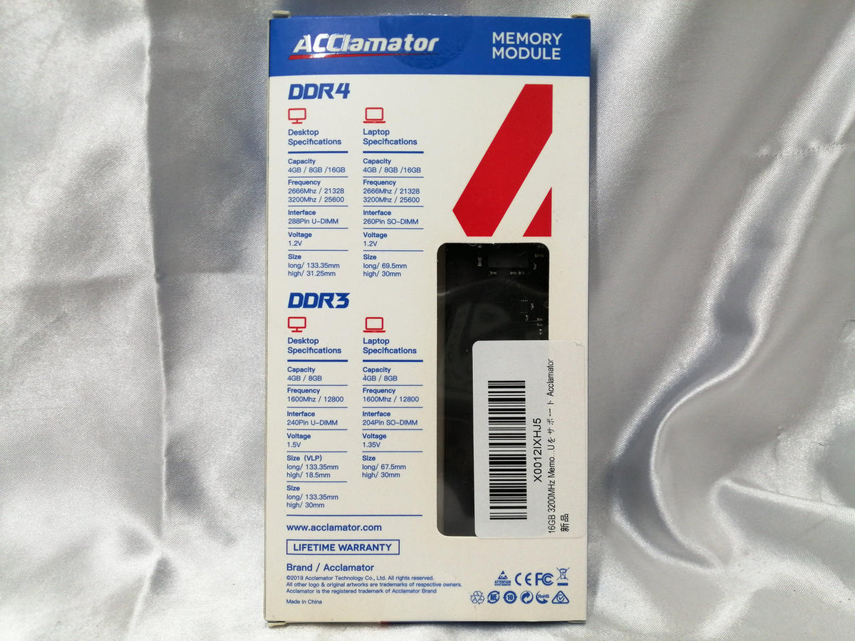 ACCLAMATOR Memory AMDU16G58H-3200