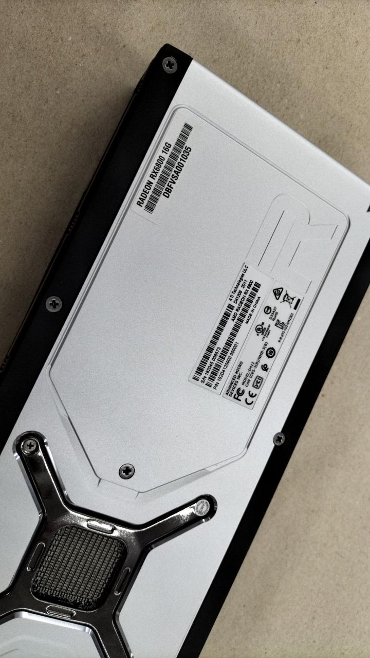 ATI Graphics Card: RX6800 16GB