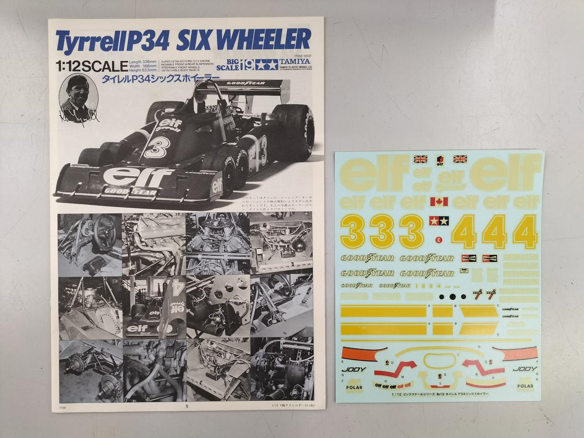 TAMIYA 1/12 Tyrell P34 Six Wheeler