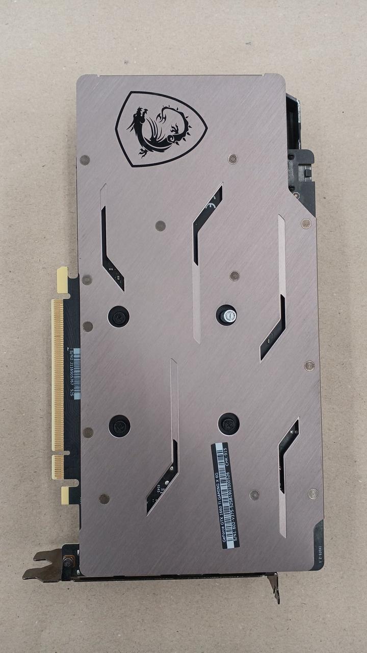 MSI Graphics Board: GTX 1660 TI GAMING X 6G