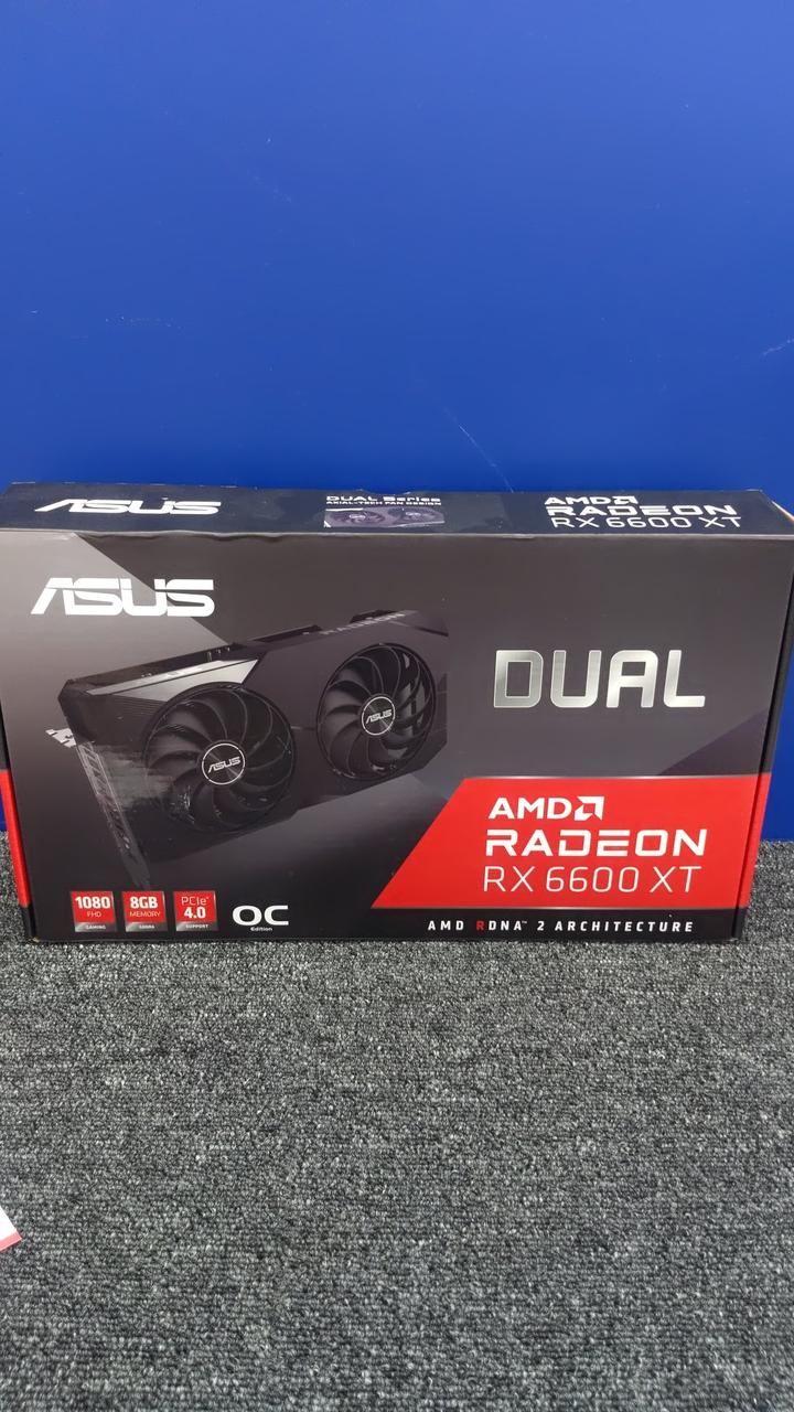ASUS Graphics Card: DUAL-RX6600XT-O8G