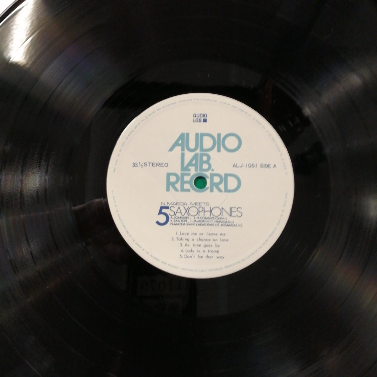 AUDIO LAB Norio Maeda Meets 5 Saxophone ALJ-1051