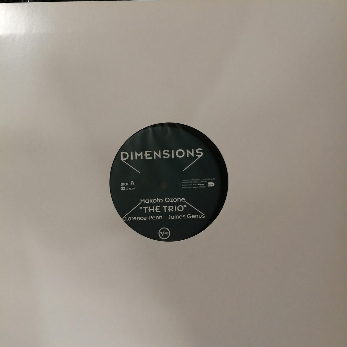 CRAFTMAN RECORDS MAKOTO OZONE THE TRIO/DIMENSIO CMRS-0004
