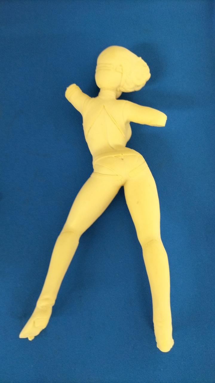 Kitakyushu Hieiro / Fukaya Garage Kit Dirty Pair Yuri Kay 1/8 - Banzai Thrifting | BanzaiHobby