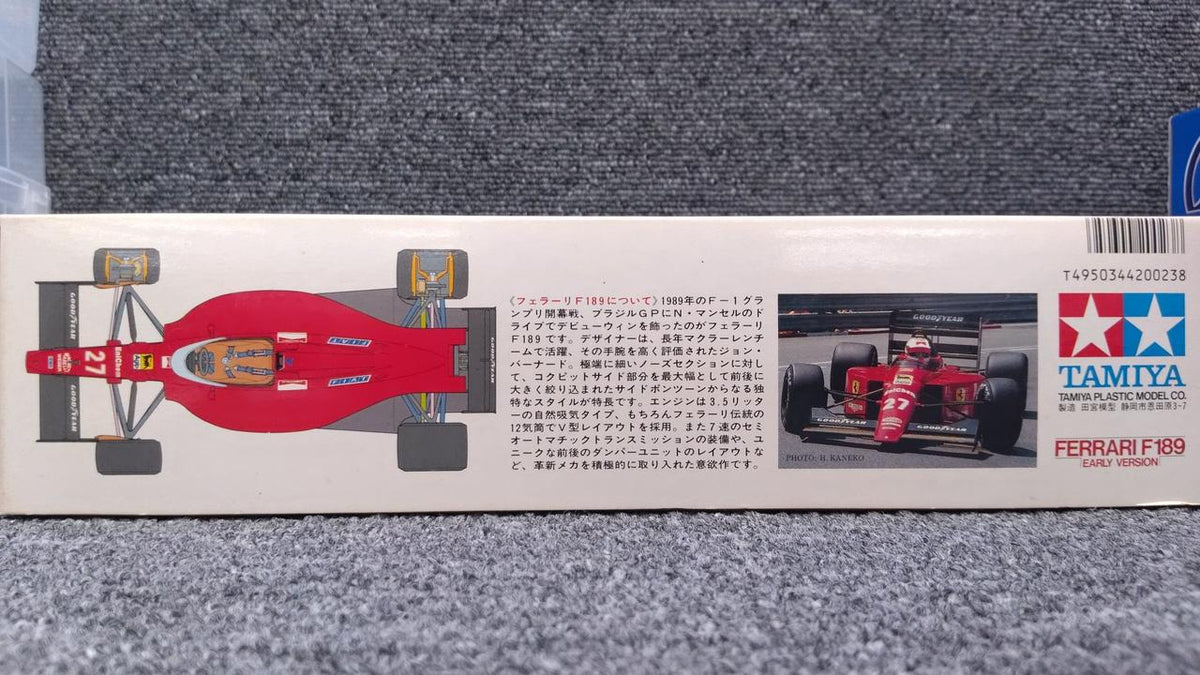 Tamiya Plastic Model 1/20 Ferrari F189 Early Model