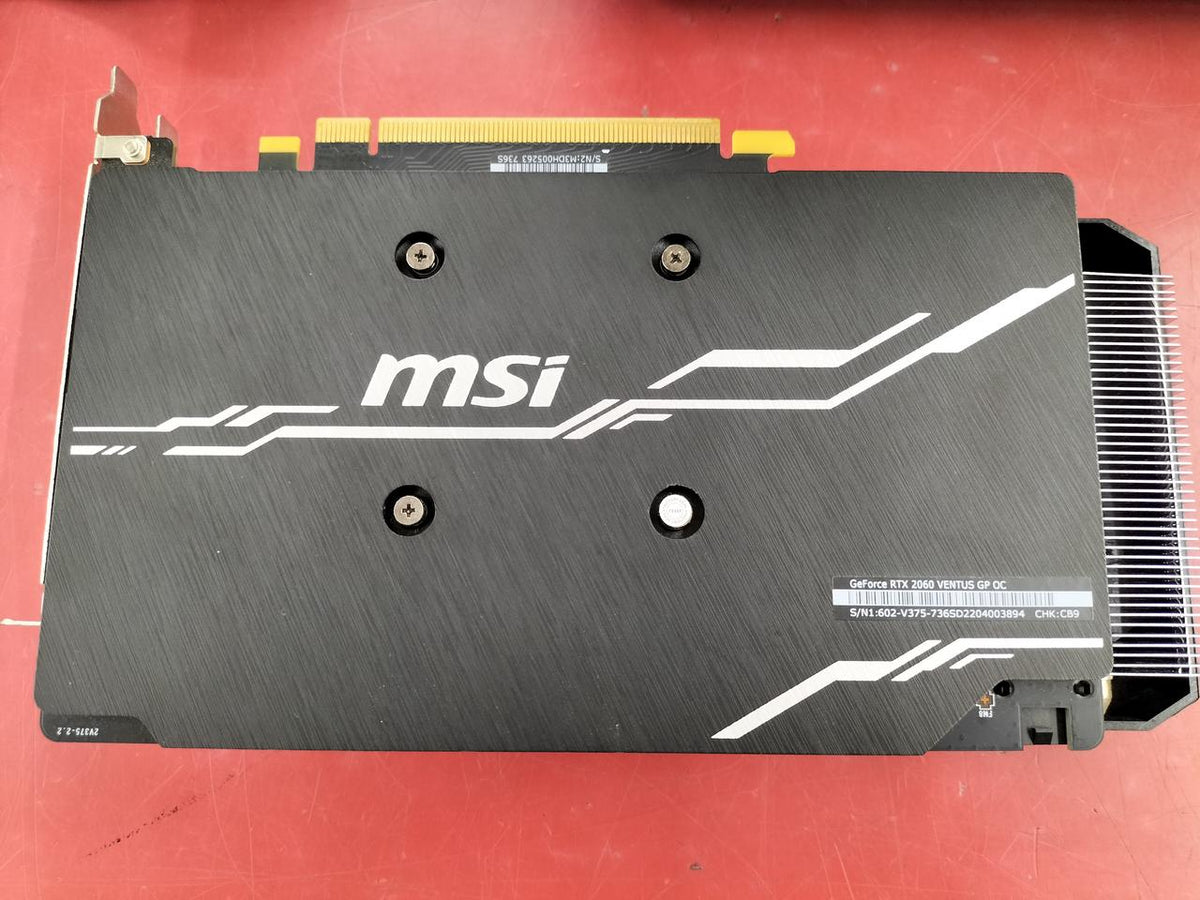 MSI Graphics Board: GEFORCE RTX2060 VENTUS GP OC