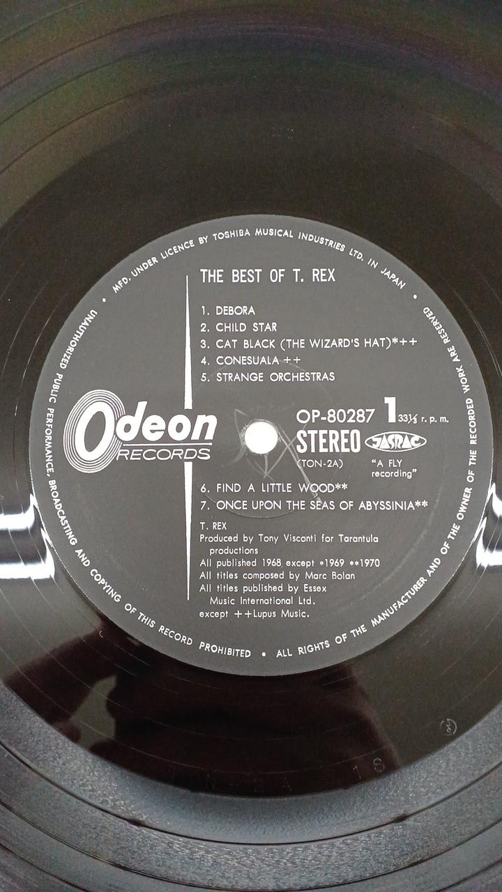 Toshiba EMI Western Music T・REX / THE BEST OF T.REX