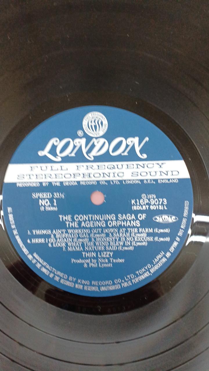 King Records Western Music Thin Lizzie / Heroic Story