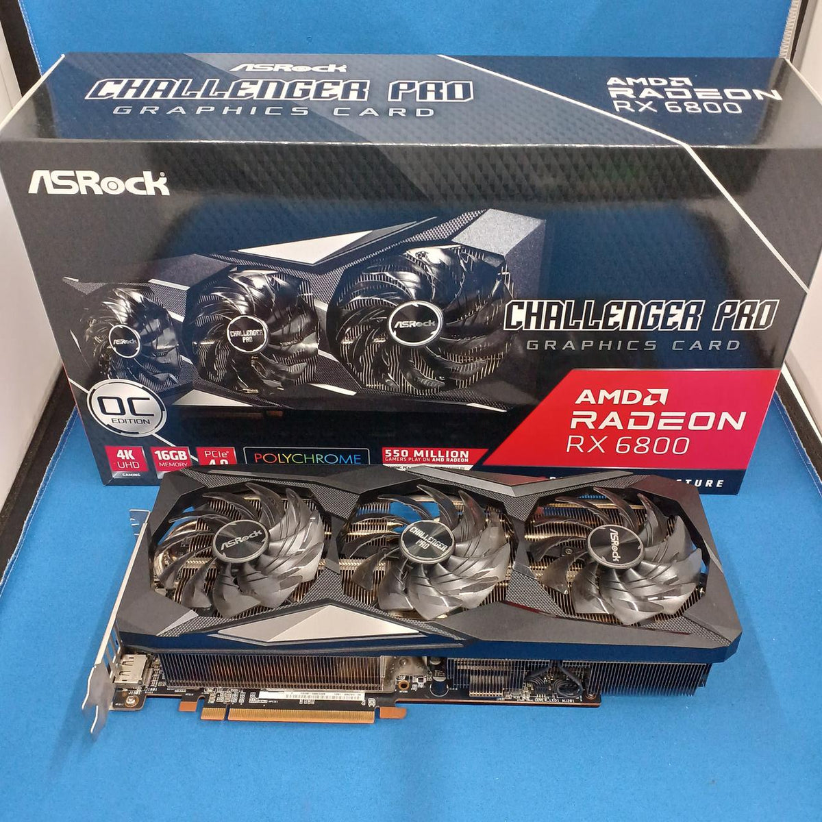 ASROCK Graphics Card/RX6800 CHALLENGER PR RX6800 CHALLENGER PRO