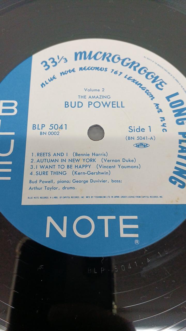 TOSHIBA EMI THE AMAZING BUD POWELL BLP-5041