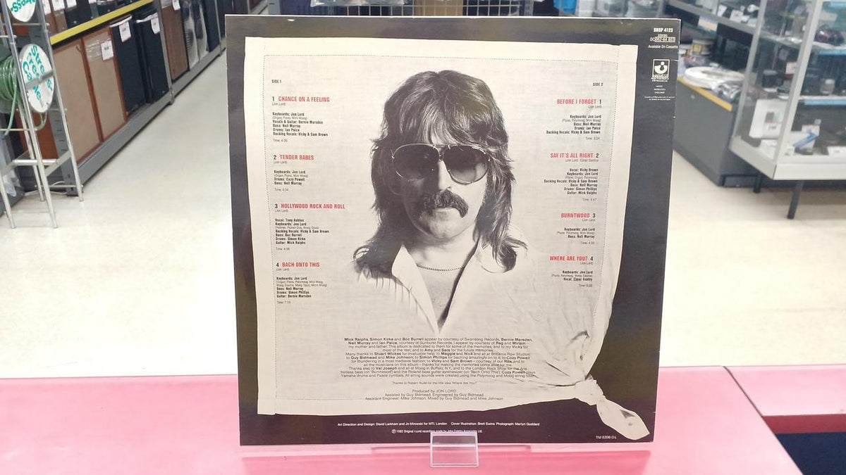 Harvest Western Music John Lord / Before I Forget