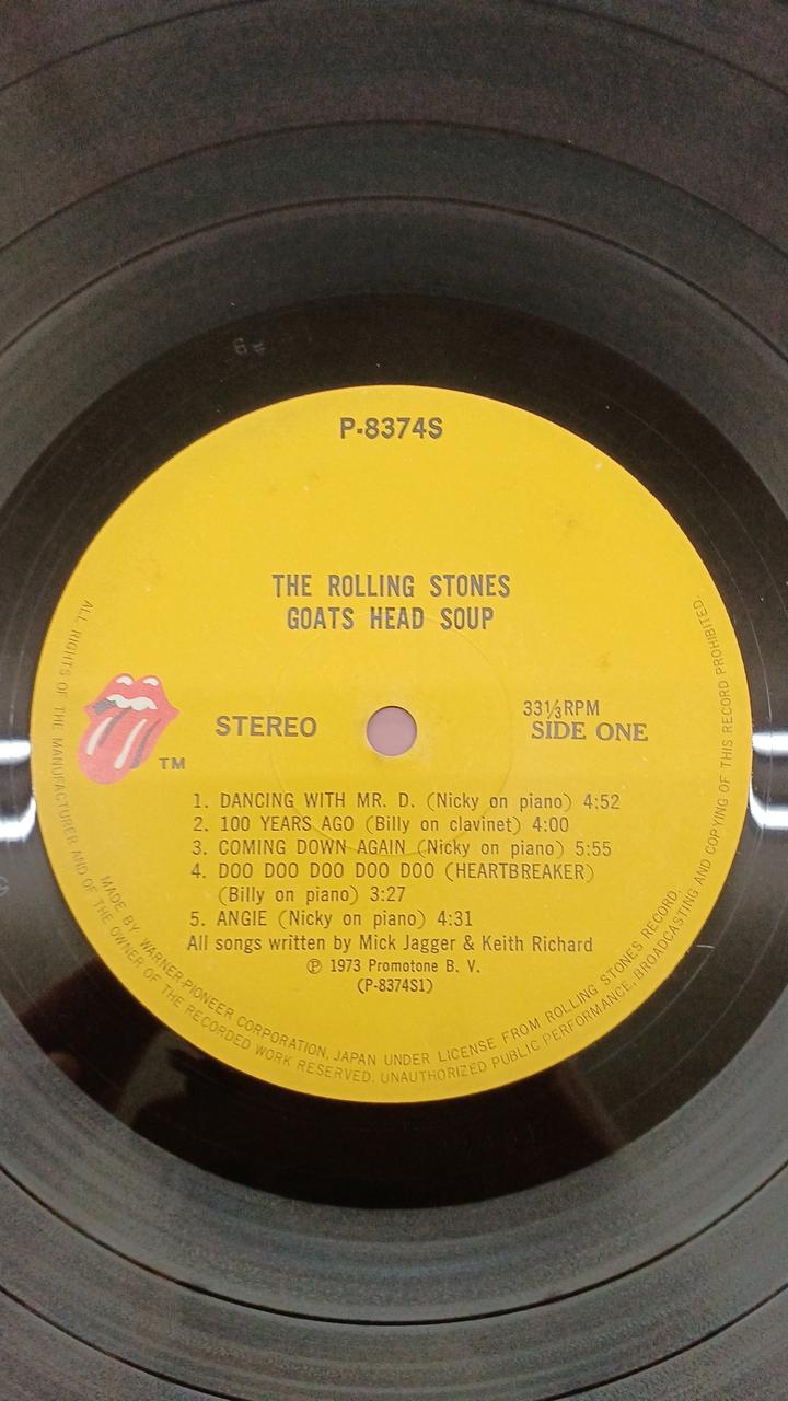 Warner Pioneer Western Music Rolling Stones / Goat's Head Soup