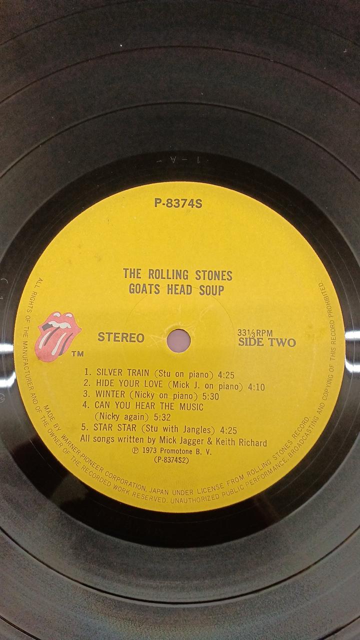 Warner Pioneer Western Music Rolling Stones / Goat's Head Soup