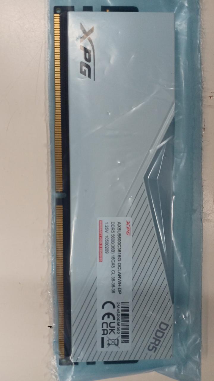 XPG Desktop Memory AX5U5600C3616G-DCLARWH-DP