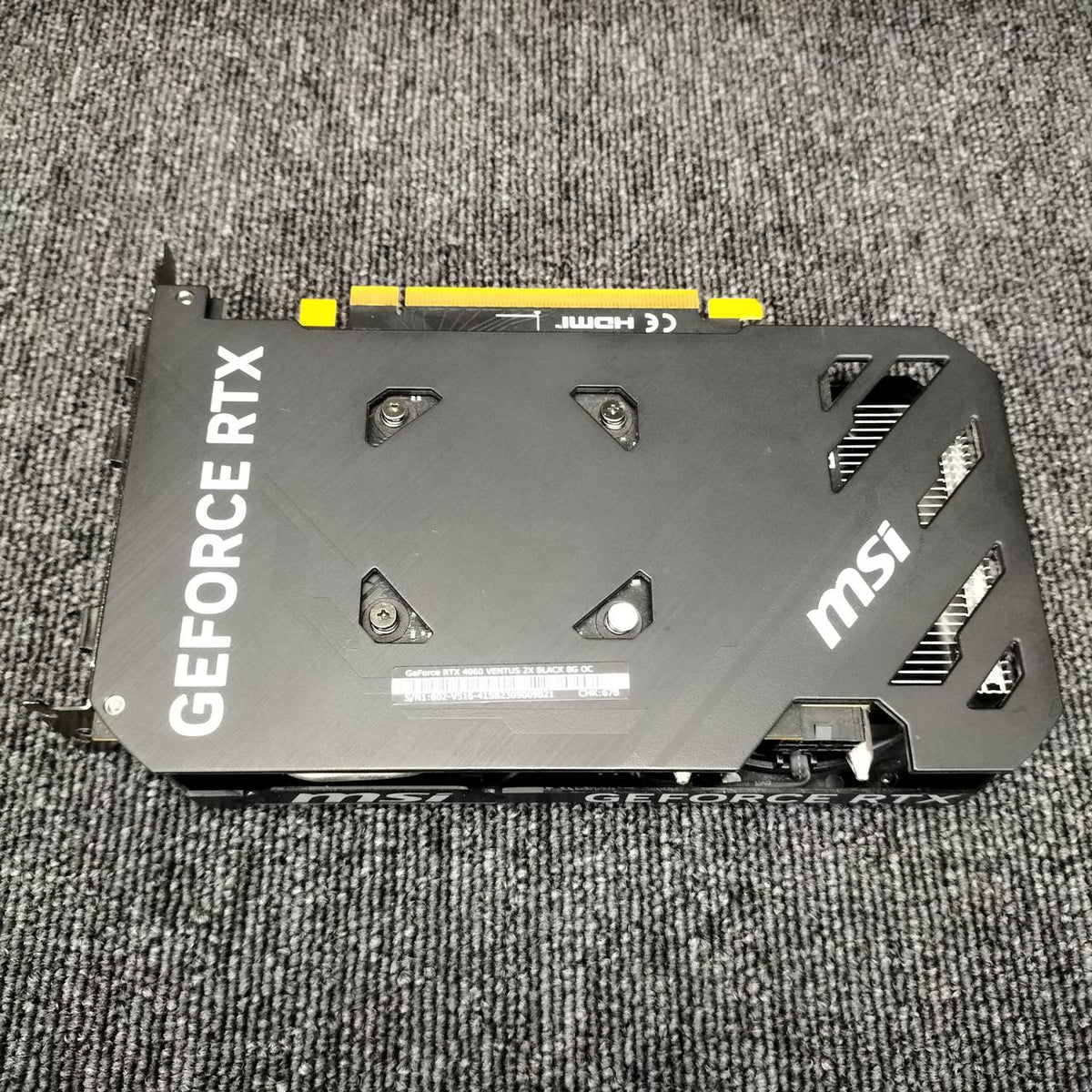 MSI RTX 4060 VENTUS 2X BLACK 8G OC RTX 4060 VENTUS 2X BLACK 8G OC