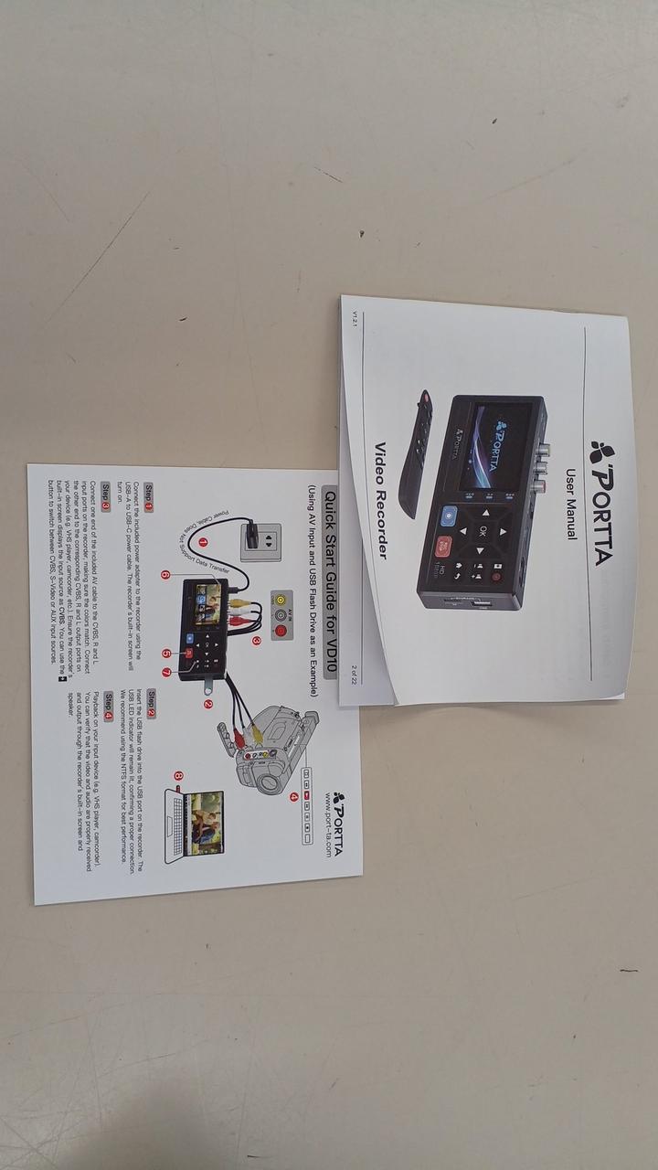 PORTA Video Recorder VIDEORECODER