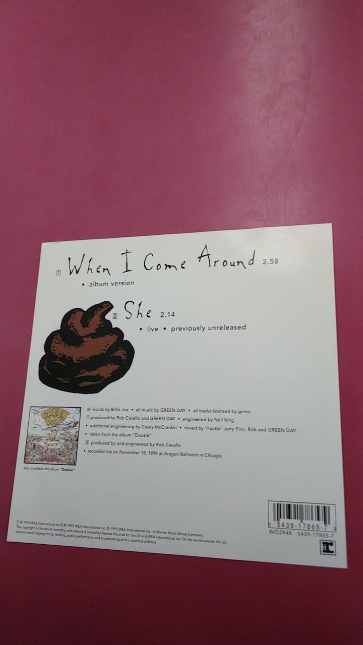 REPRISE RECORDS WHEN I COME AROUND WO294X