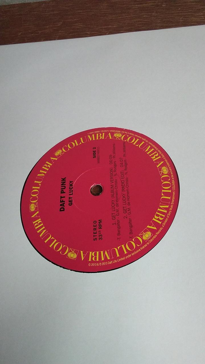COLUMBIA GET LUCKY (DAFT PUNK REMIX) 88883746911