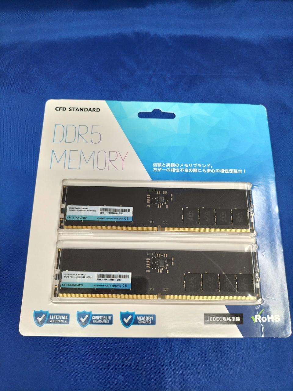 CFD STANDARD Desktop PC Memory W5U5600CS-16G