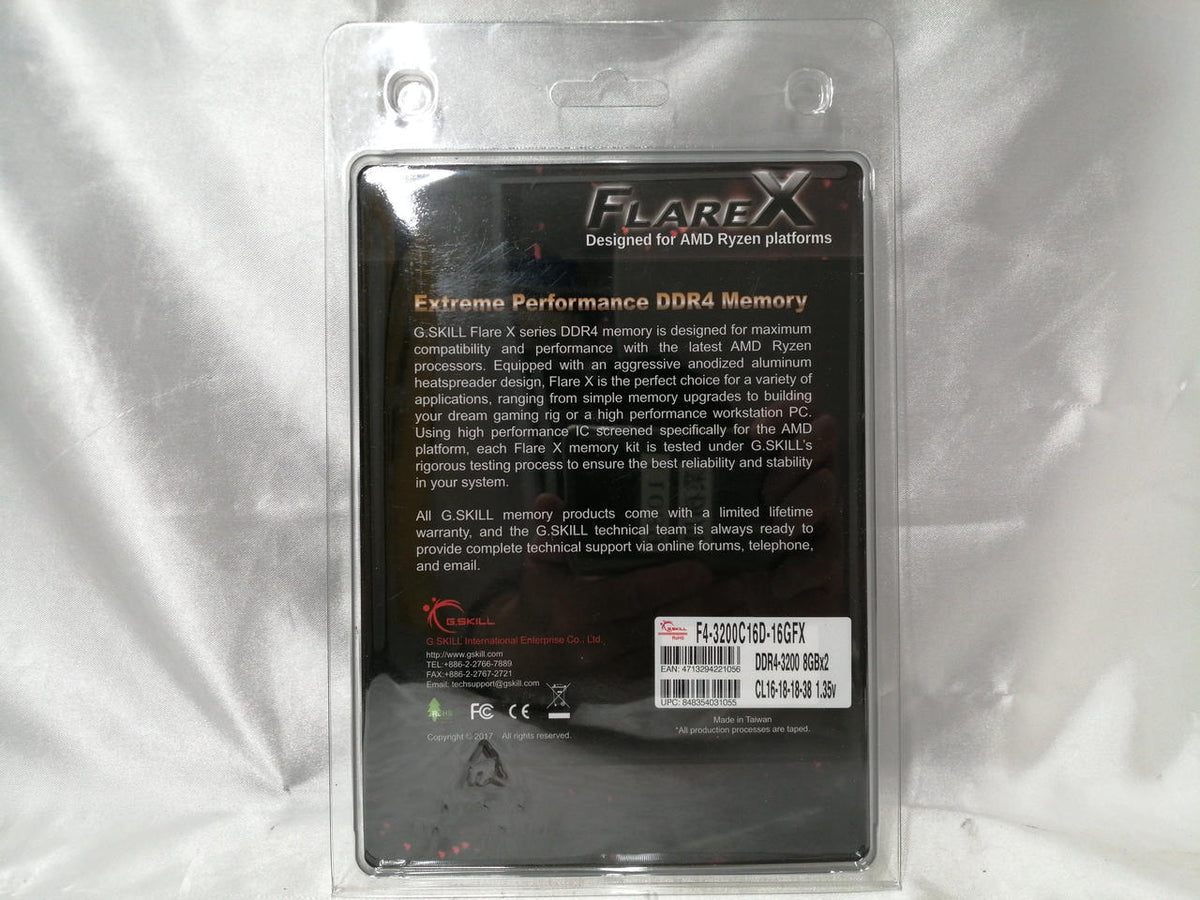 G-SKILL Memory F4-3200C16D-16GFX