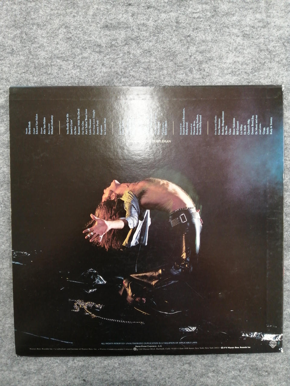 Warner Pioneer VAN HALEN The Flame Ignition