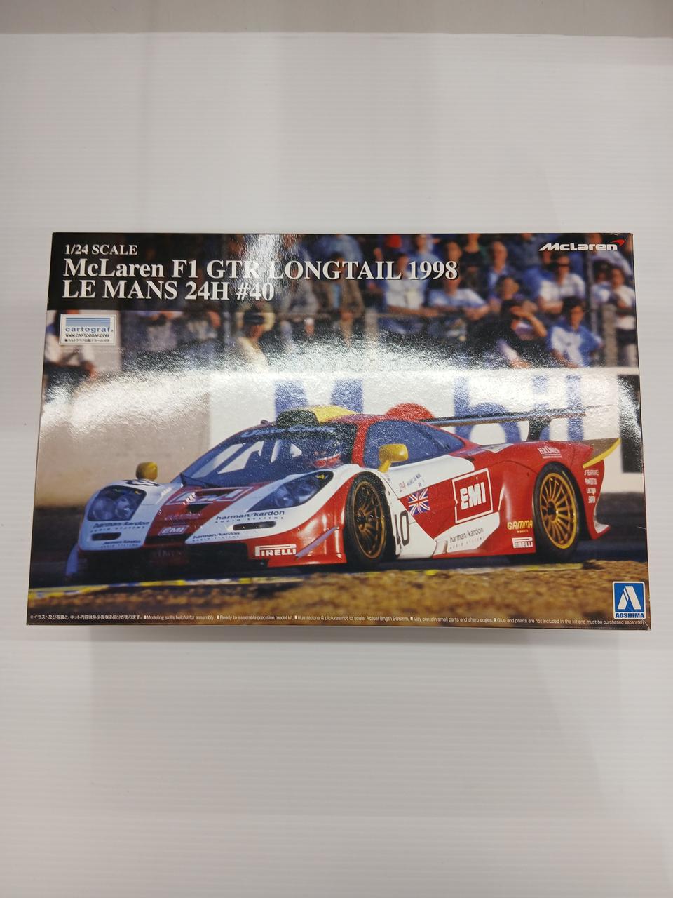 Aoshima 1/24 McLaren F1 GTR 1988 Le Mans 24 Hours