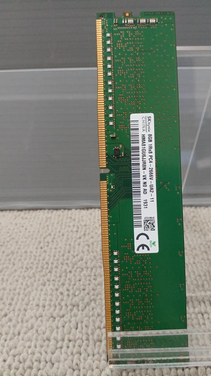 SK HYNIX Memory 8GB 1R×8 PC4-2666V-UA2-11