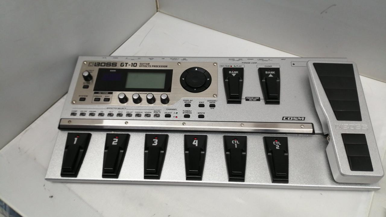 BOSS Effects pedal: GT-10 – BanzaiHobby