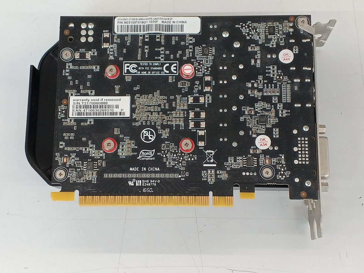 PALIT Graphics Card: GTX1050TI/4GB
