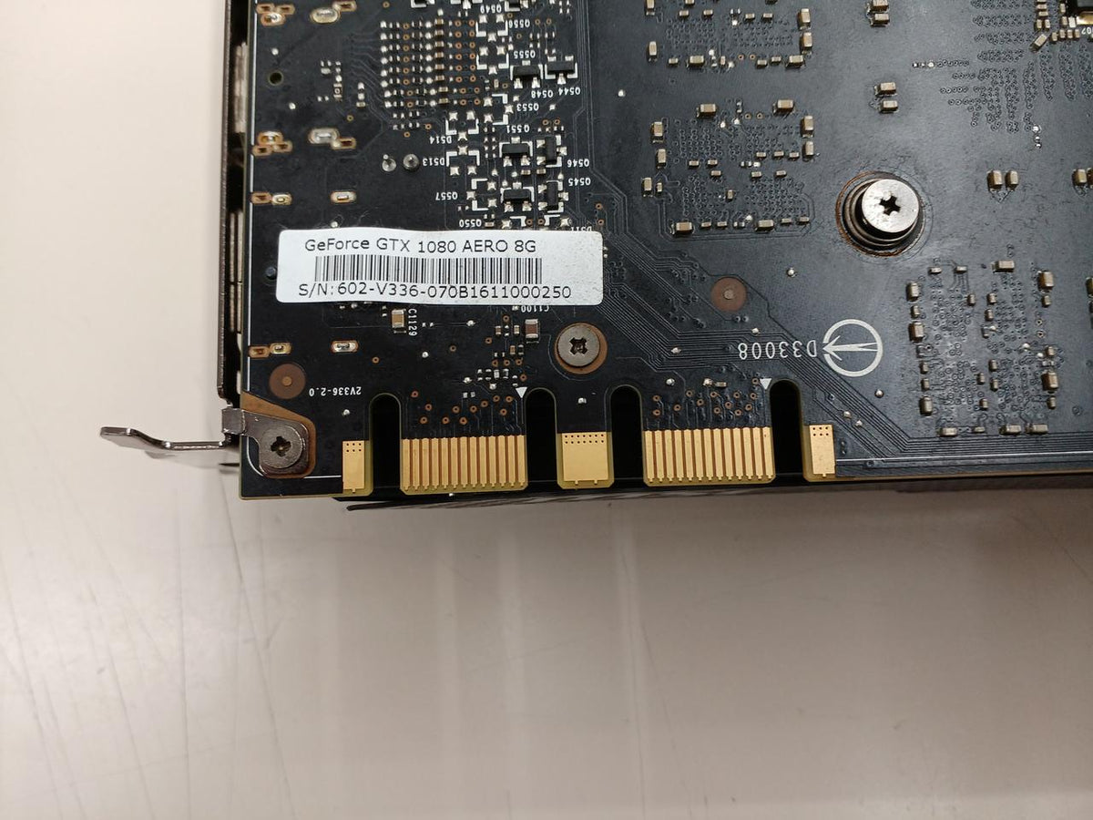 MSI Graphics Board: GTX 1080 AERO 8G
