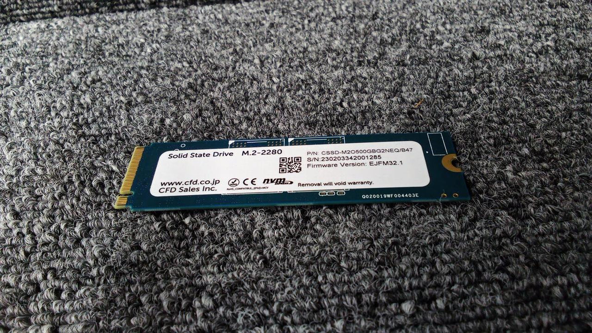 CFD M.2SSD 500GB CSSD-M2O500GBG2NEQ