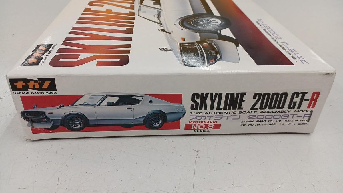 Nagano Plastic Model 1/20 Skyline 2000GT-R