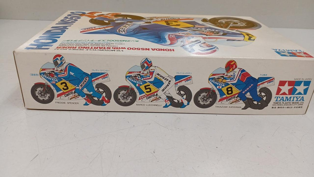 TAMIYA Plastic Model 1/12 Honda NS500 and Starting Rider